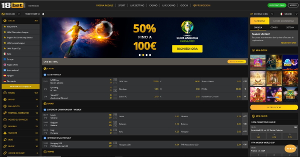 18bet home page